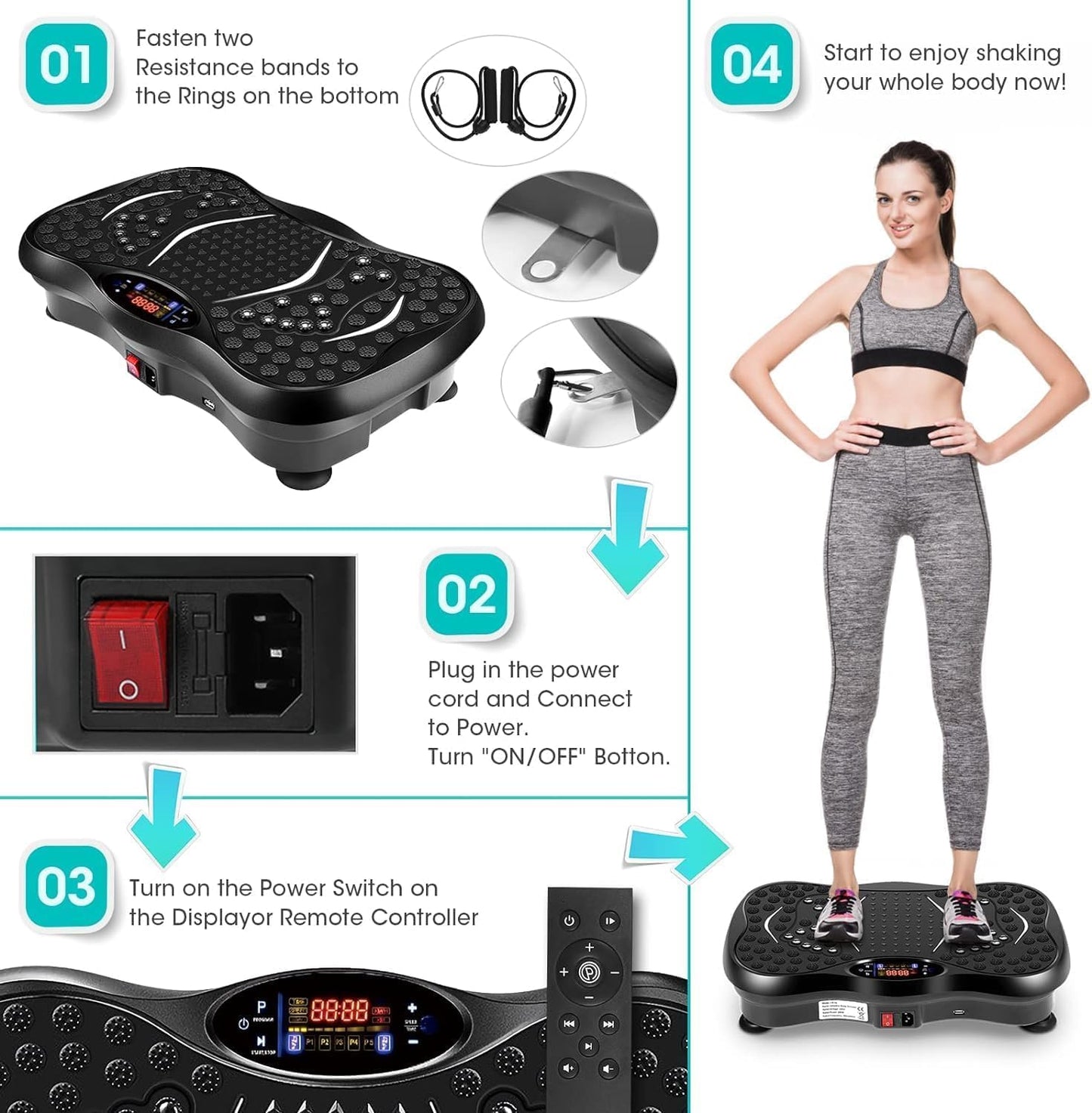 Max Strength - Vibration Plate Exercise Machine