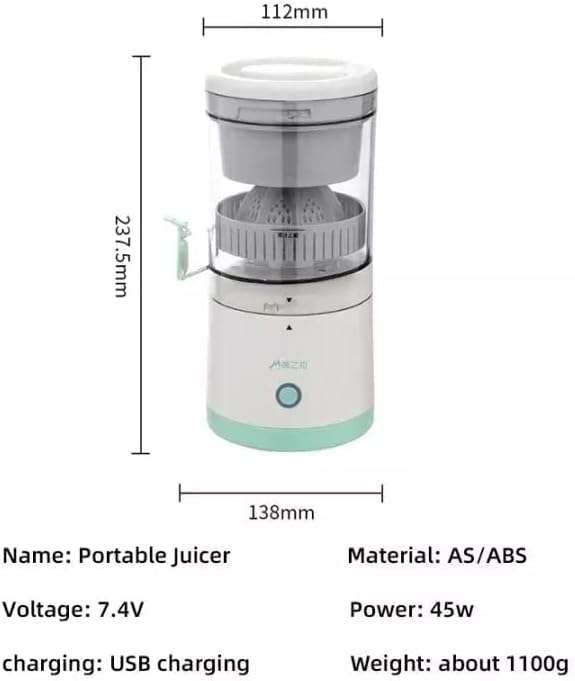 Portable Electric Fruit Juicer Machine